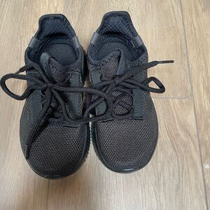 NWOB black adidas child size 11 girls boys